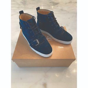 Christian Louboutin - Nono strap flat veau velours